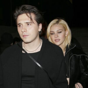 Brooklyn Beckham et sa fiancée Nicola Peltz - Défilé de mode printemps-été 2022 "Givenchy" à La Défense Arena, lors de la fashion week de Paris.