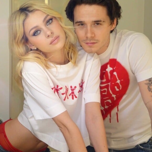 Brooklyn Beckham et sa chérie Nicola Peltz sur Instagram.