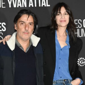 Yvan Attal et sa compagne Charlotte Gainsbourg - Avant-première du film "Les Choses Humaines" au cinéma UGC Normandie à Paris. © Coadic Guirec/Bestimage 