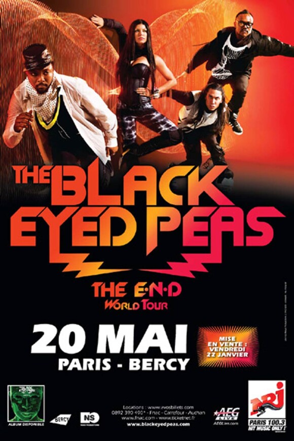 Black Eyed Peas : leur concert à Bercy affichait complet... en deux heures !