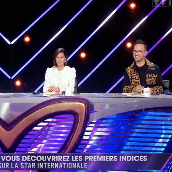 Le jury de la saison 3 de "Mask Singer" composé d'Alessandra Sublet, Anggun, Kev Adams et Kev Adams