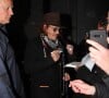 L'acteur Johnny Depp assiste à un concert caritatif à Hollywood, le 19 mars 2022.