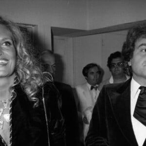 Dalida, Orlando lors d'une soirée Julio.Iglesias au palais des Congrès à Paris le 22 septembre 1981. © Jean-Claude Woestelandt / Bestimage