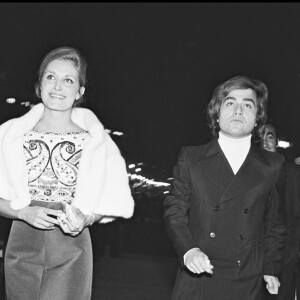 Orlando et Dalida à l'opéra de Paris pour "Le Parrain" en 1972