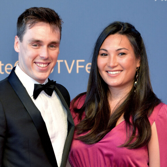 Louis et Marie Ducruet lors du photocall de la cérémonie des Nymphes d'Or du 60ème festival de télévision de Monte Carlo au Grimaldi Forum à Monaco. © Bruno Bebert / Bestimage