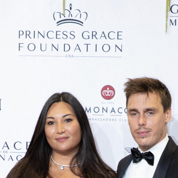 Louis et Marie Ducruet durant l'avant première du dernier James Bond " No Time To Die" au Casino de Monaco, le 29 septembre 2021. Pour assister à cette soirée il a fallut payer 2500 Dollars soit un peu plus de 2000 Euros. Les recettes serviront à financer le nouveau prix remis en l'honneur de Sir Roger Moore, ancien agent 007 et résident du Rocher, disparu en 2017. L'acteur britannique avait fait ses débuts grâce à cette fondation, qui, comme le voulait la princesse Grace Kelly, se consacre à aider des jeunes artistes émergents dans le théâtre, la danse ou le cinéma, grâce à des bourses professionnelles © Bruno Bebert/Bestimage