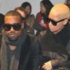 Kanye West et Amber Rose assistent au défilé homme Cerruti