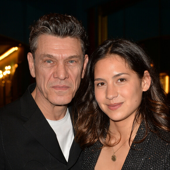 Marc Lavoine et sa compagne Line Papin à la générale de presse du spectacle musicale "Les Souliers Rouges" aux Folies Bergères à Paris, France, le 4 février 2020. © Veeren/Bestimage 