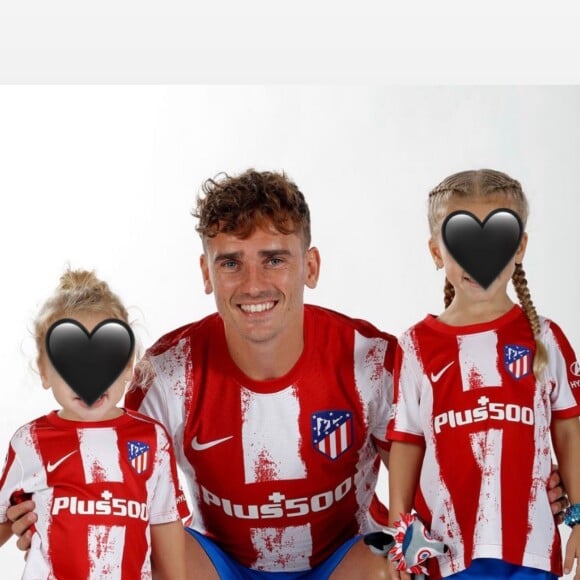 Les enfants d'Antoine Griezmann et Erika Choperena.