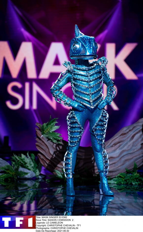 Le Caméléon, costume de "Mask Singer 2022"
