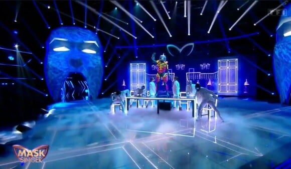 Le Caméléon lors de l'émission "Mask Singer 2022" du 15 avril, sur TF1