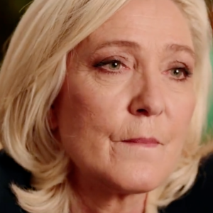 Marine Le Pen invitée de l'émission "Sept à Huit" sur TF1.