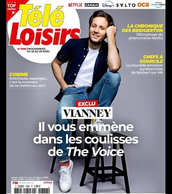 Couverture du magazine "Télé Loisirs".