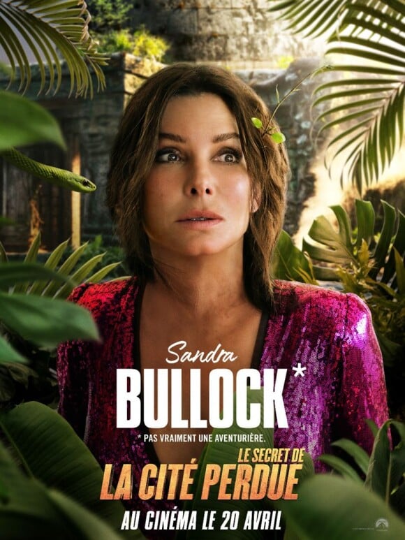 Sandra Bullock dans Le Secret de la cité perdue, en salles en France le 20 avril 2022