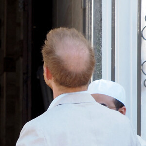 Le prince Harry, duc de Sussex, arrive à la Mosquée Auwal à Cape Town, Afrique du Sud. Le 24 septembre 2019
