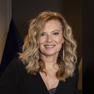 Exclusif - Valérie Trierweiler - Backstage de l'enregistrement de l'émission "Les Grosses Têtes", présentée par Laurent Ruquier et diffuséele 19 décembre sur France 2.
