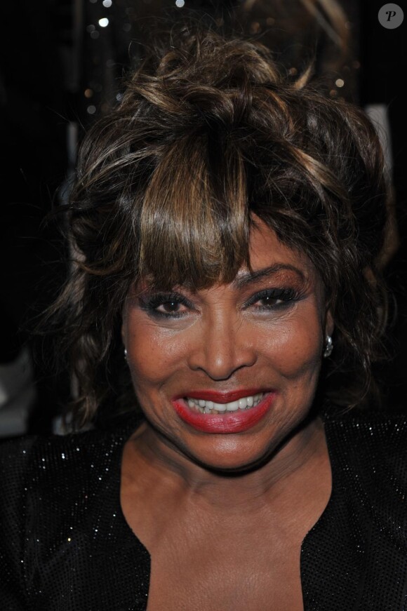 Tina Turner au défilé Giorgio Armani Privé