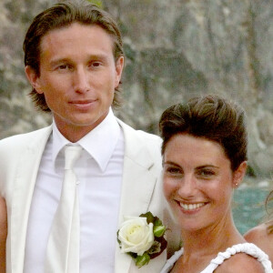 Mariage religieux d'Alessandra Sublet et Thomas Volpi en 2008 à Saint-Barthélémy