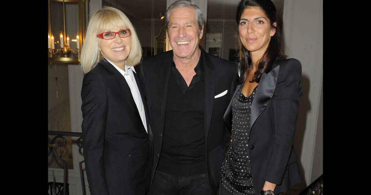 Jean Claude Darmon Et Sa Nouvelle Compagne Jean-Claude Darmon entouré par sa compagne Hoda Roche et Mireille Darc