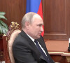 Vladimir Poutine et son ministre de la Défense Sergueï Choïgu à Moscou le 21 avril 2022