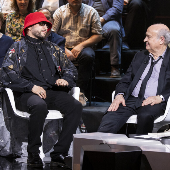 Exclusif - Sofiane Pamart et Michel Jonasz - Enregistrement de l'émission "Le grand échiquier", diffusée le 29 avril sur France 2 © Cyril Moreau / Bestimage