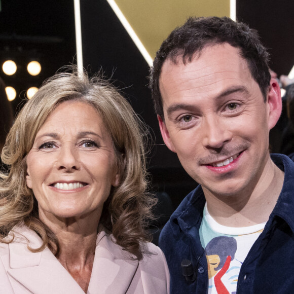 Exclusif - Thibault Cauvin et Claire Chazal - Enregistrement de l'émission "Le grand échiquier", diffusée le 29 avril sur France 2 © Cyril Moreau / Bestimage