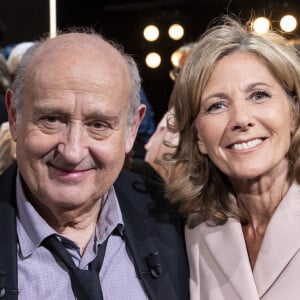 Exclusif - Claire Chazal et Michel Jonasz - Enregistrement de l'émission "Le grand échiquier", diffusée le 29 avril sur France 2 © Cyril Moreau / Bestimage