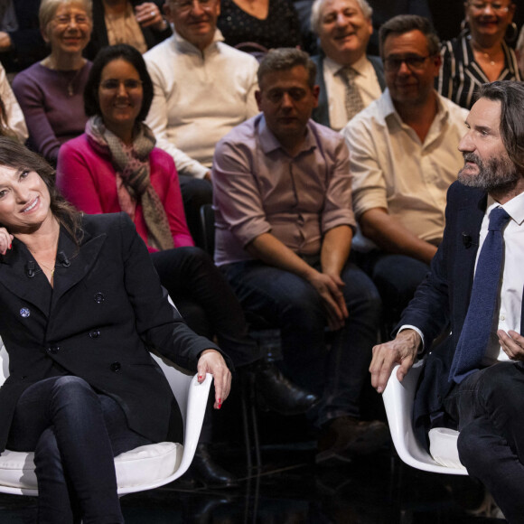 Exclusif - Frederic Beigbeder, Nina Bouraoui - Enregistrement de l'émission "Le grand échiquier", diffusée le 29 avril sur France 2 © Cyril Moreau / Bestimage