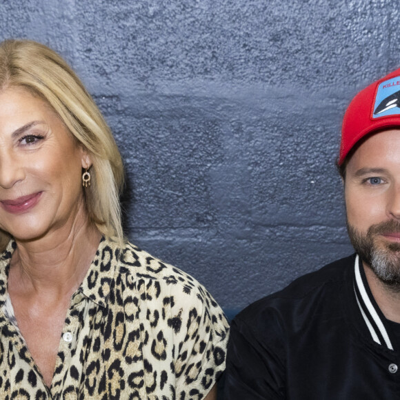 Michèle Laroque, Claude Zidi Jr pour la promotion du film "Ténor" - Backstage de l'émission OEED (On Est En Direct) présentée par L.Salamé et L.Ruquier - Paris le 23/04/2022 - © Jack Tribeca / Bestimage