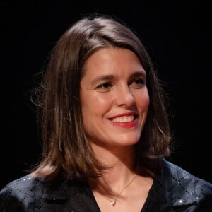 La princesse Caroline de Hanovre lors de la cérémonie de proclamation des Prix de la Fondation Prince Pierre de Monaco à l'opéra Garnier à Monaco, le 12 octobre 2021. © Olivier Huitel / Pool Monaco / Bestimage 