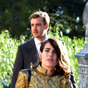 Charlotte Casiraghi - Arrivées en la cathédrale de Monaco pour la messe d'action de grace avec Te Deum lors de la la fête nationale de Monaco le 19 novembre 2021. © Bruno Bebert / Dominique Jacovides / Bestimage 