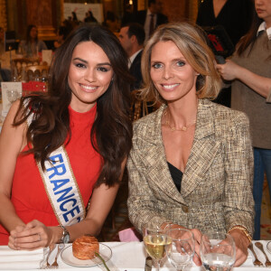 Exclusif - Diane Leyre (Miss France 2022) et Sylvie Tellier - Déjeuner du Chinese Business Club à Paris, à l'occasion de la Journée internationale des droits des femmes. Le 7 mars 2022 © Rachid Bellak / Bestimage