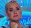 Katy Perry sur le plateau de l'émission "American Idol" à Los Angeles
