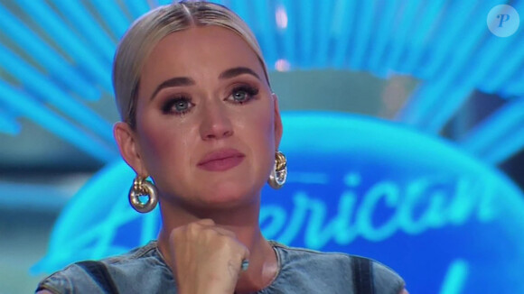 Katy Perry sur le plateau de l'émission "American Idol" à Los Angeles