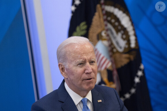 Le président Joe Biden rencontre des chefs d'entreprises à Washington le 28 avril 2022. 