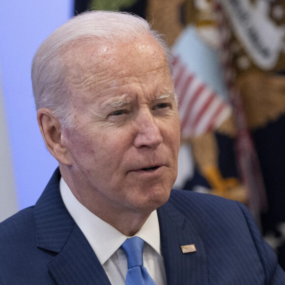 Le président Joe Biden rencontre des chefs d'entreprises à Washington le 28 avril 2022. 