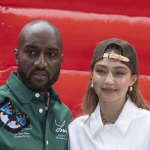 Virgil Abloh (directeur artistique Louis Vuitton Homme) et Gigi Hadid - Photocall du défilé Louis Vuitton mode Hommes printemps-été 2020 à Paris le 20 juin 2019. © Olivier Borde / Bestimage 