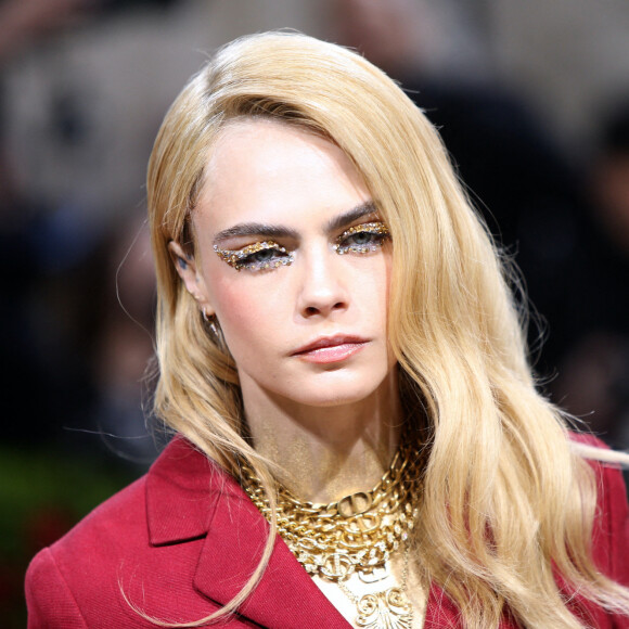 Cara Delevingne - Met Gala 2022 au Metropolitan Museum of Art de New York. Le 2 mai 2022. @ Charles Guerin/ABACAPRESS.COM