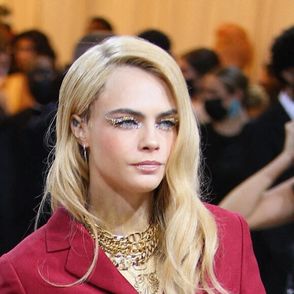 Cara Delevingne - Met Gala 2022 au Metropolitan Museum of Art de New York. Le 2 mai 2022. @ Charles Guerin/ABACAPRESS.COM