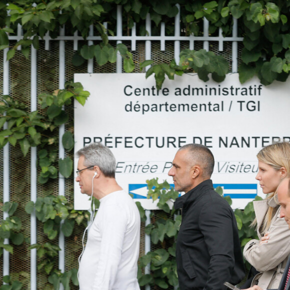 Exclusif - Patrick Antonelli (mari d'Amel Bent) - Procès de P. Antonelli, accusé de corruption active et de blanchiment dans une affaire de faux permis de conduire qui remonte à 2016 à la 15ème chambre du tribunal correctionnel de Nanterre, le 18 juin 2020. Le procès se déroule jusqu'au 19 juin 2020. © Christophe Clovis / Bestimage