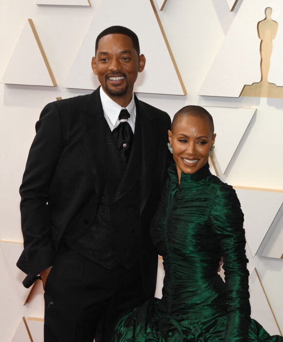 WILL SMITH et sa femme JADA PINKETT- SMITH au photocall de la 94ème édition de la cérémonie des Oscars à Los Angeles, le 27 mars 2022. © Kevin Sullivan via Zuma Press/Bestimage 