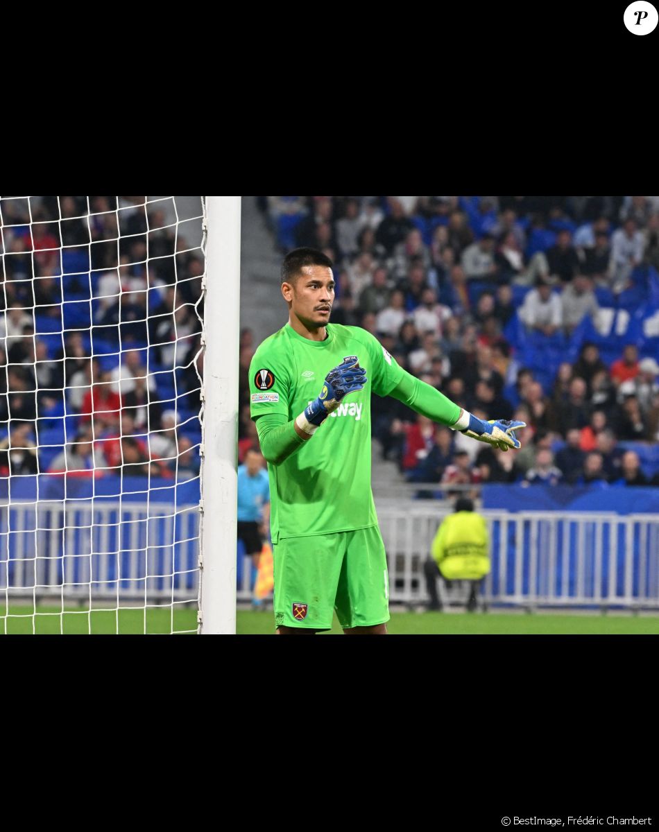 Alphonse Areola (west ham) - L'Olympique Lyonnais battu par West Ham (3-0) en 1/4 de finale de la Ligue Europa, le 14 avril 2022 à Décines-Charpieu. © Frédéric Chambert / Panoramic / Bestimage