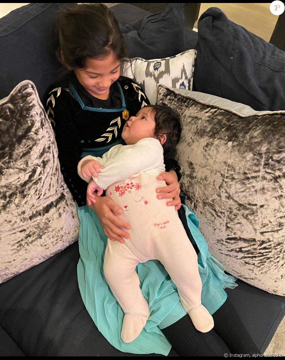 Alphonse Areola célèbre les 7 ans de la fille Ayleen-Grace.