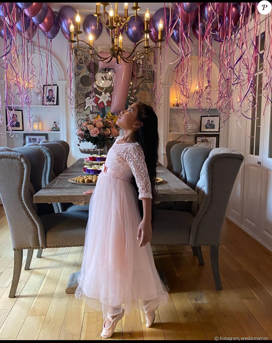 La fête organisée par Alphonse Areola et sa femme pour les 7 ans de leur fille Ayleen-Grace.
