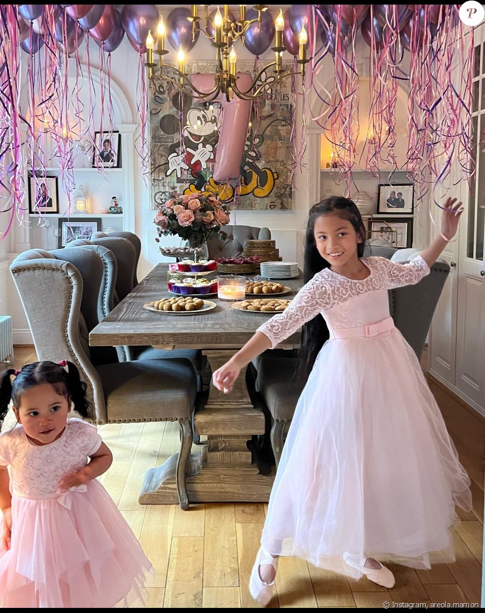La fête organisée par Alphonse Areola et sa femme pour les 7 ans de leur fille Ayleen-Grace.