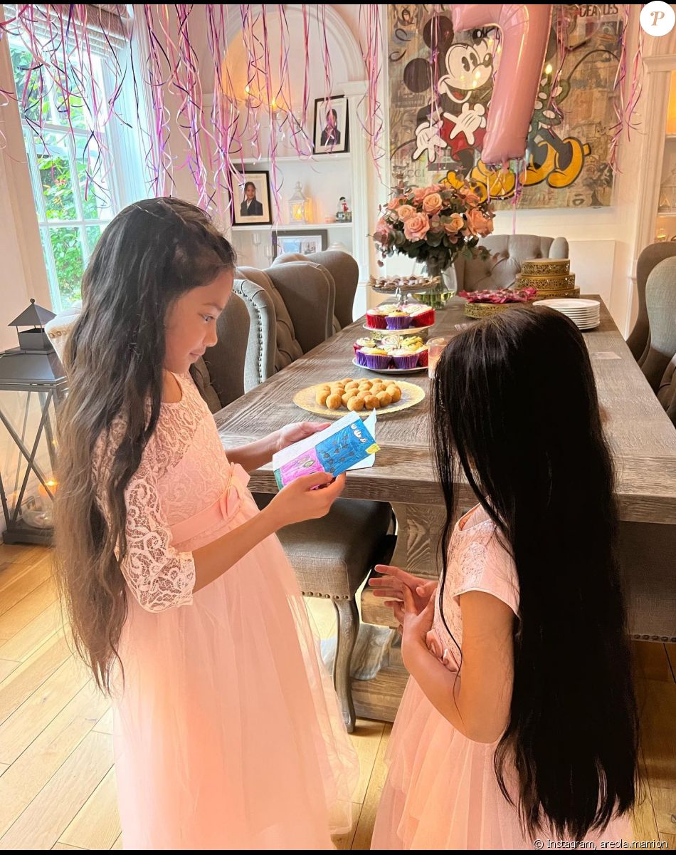 La fête organisée par Alphonse Areola et sa femme pour les 7 ans de leur fille Ayleen-Grace.