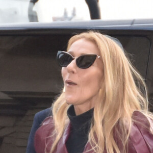 Céline Dion est de retour à l'hôtel, Le Crillon, à Paris, après une visite chez Givenchy. Le 24 janvier 2019 