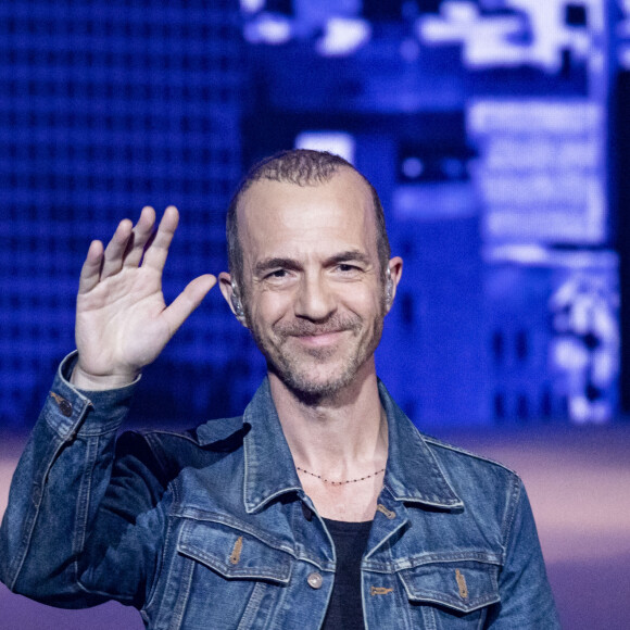 Calogero - Enregistrement de l'émission "Joyeux anniversaire Renaud" au Dôme de Paris, diffusée le 10 mai sur France 2 © Cyril Moreau / Bestimage