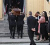 Illustration cercueil - Obsèques de la chanteuse Régine au Crematorium du cimetière du Père-Lachaise à Paris. Le 9 mai 2022 © Jacovides-Moreau / Bestimage 