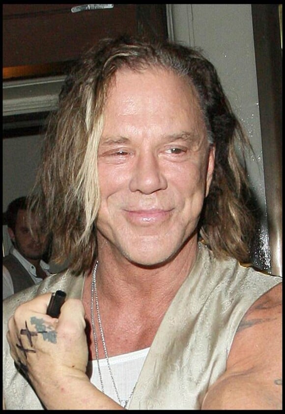 L'acteur américain Mickey Rourke